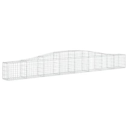 Vidaxl Paniers Gabions Arqu S Pcs X X Cm Fer Galvanis