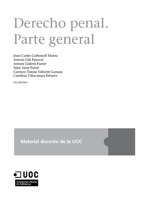 Pdf Derecho Penal Parte General