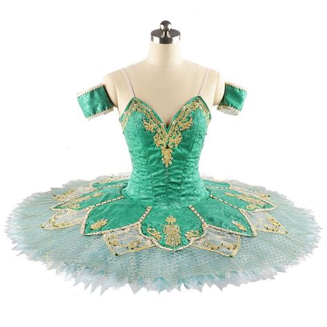 Esmeralda Pas De Deux Stage Costume Tutu Green Tulle