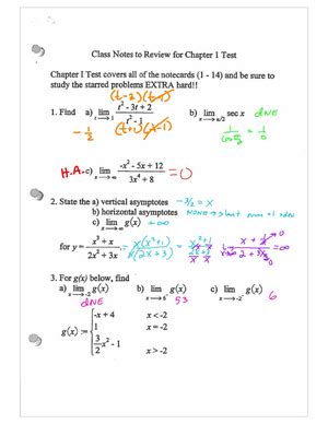 CALC BC Formulas - Here is a list of formula's akin to a cheat sheet ...