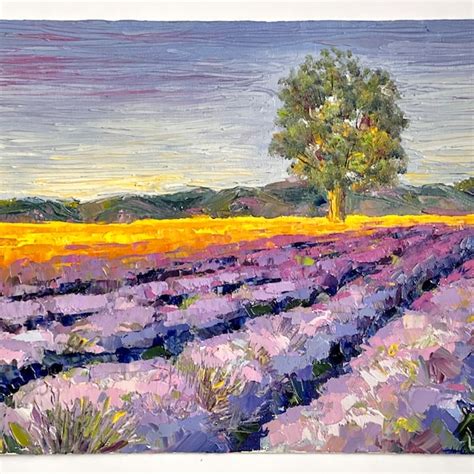 Lavender Painting - Etsy