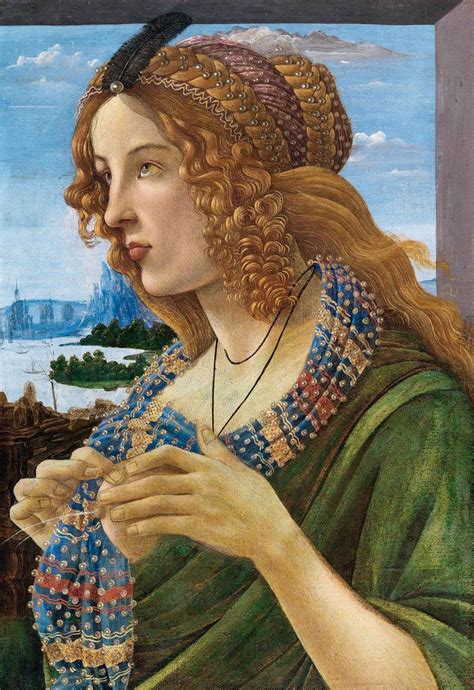 Sandro Botticelli (1444/45-1510) Allegorical Portrait of a Lady ...
