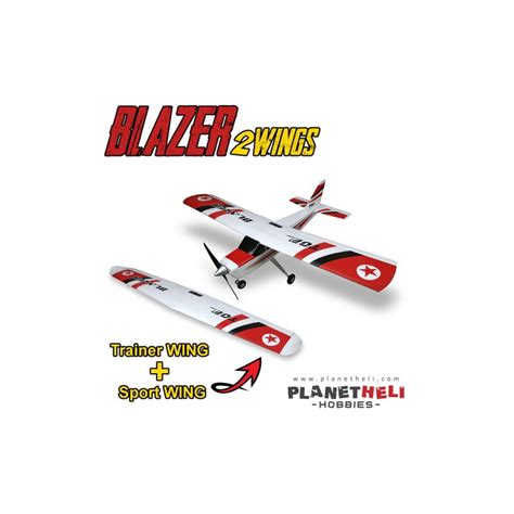 Jual Top Rc Trainer 1280mm Blazer Rc Airplane Two Wings Pnp Shopee