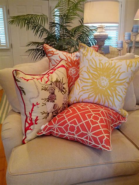 Citrus Blends Beach Pillows Coastal Pillows Beach Cottage Decor Seaside Home Decor Beach