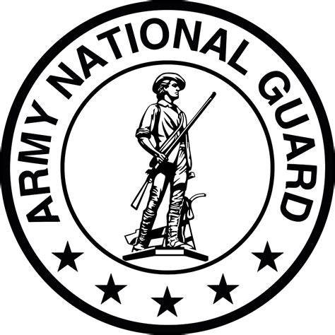 Army National Guard Circle Svg Png Etsy