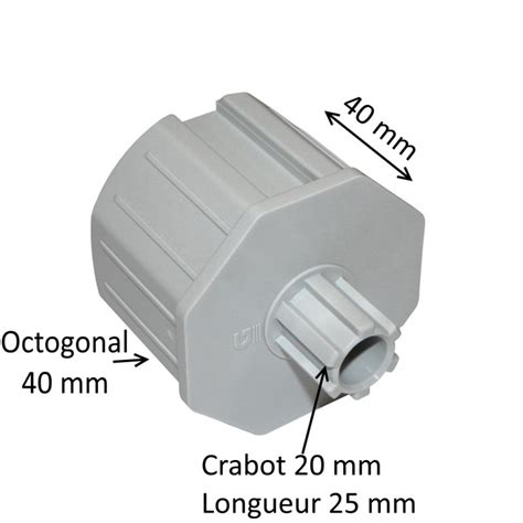 Embout Octogonal Mm Et Crabot Mm Euromatik