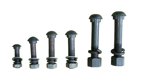 Button Head Oval Neck Track Bolts For Sale Maanshan Kingrail