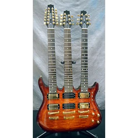 TRIPLE NECK QUILTED Solid Body Electric Guitar | Guitar Center