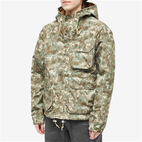 The North Face M66 Utility Rain Jacket Military Olive Stippled Camo