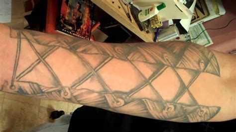 Honas Lauhala Mat Basket Weave Tribal Freehand Tattoo Youtube