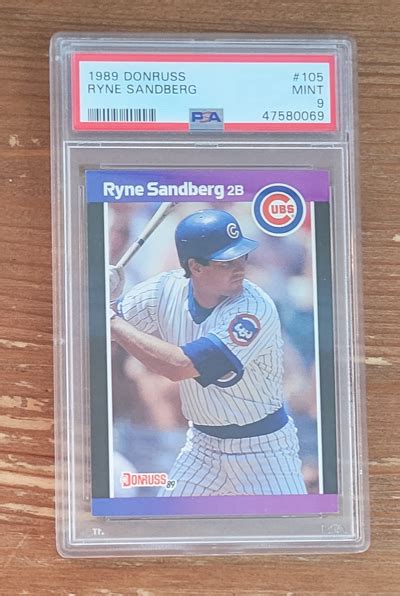 1989 Donruss 105 Ryne Sandberg PSA 9 Chicago Cubs UCSC B EBay