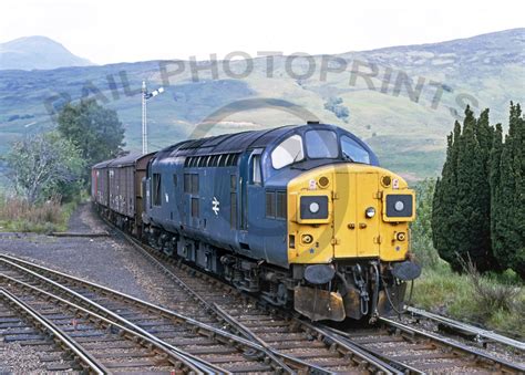 Rail Photoprints Class 37 0 37085 Crianlarich 200685 Jc283