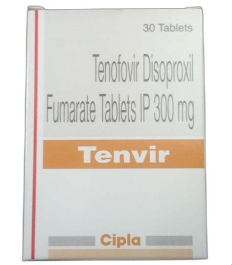 Tenofovir Disoproxil Tenvir Mg Tablets Cipla Ltd Prescription At