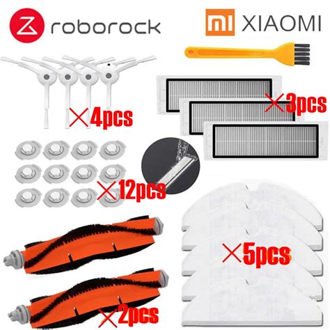 Suitable for Xiaomi Robot Vacuum Cleaner roborock Spare Parts Kits Side ...