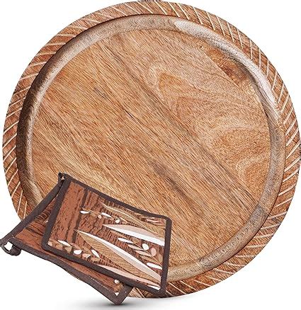 Amazon K R Wood Trivet For Hot Pots And Pans Natural Mango Wood Wood Trivet For Hot