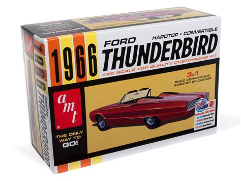 Amt 1966 Ford Thunderbird Hardtopconvertible 125 Scale Model Kit