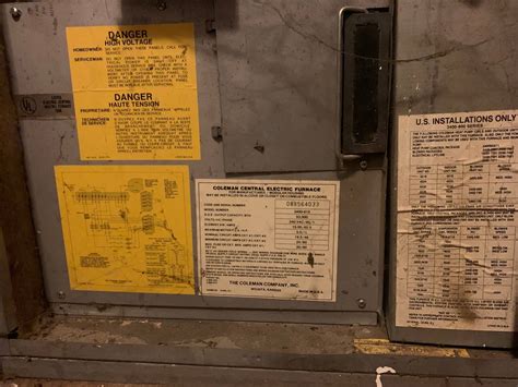 electrical - Older Coleman Electric Furnace Not Used - Home Improvement ...