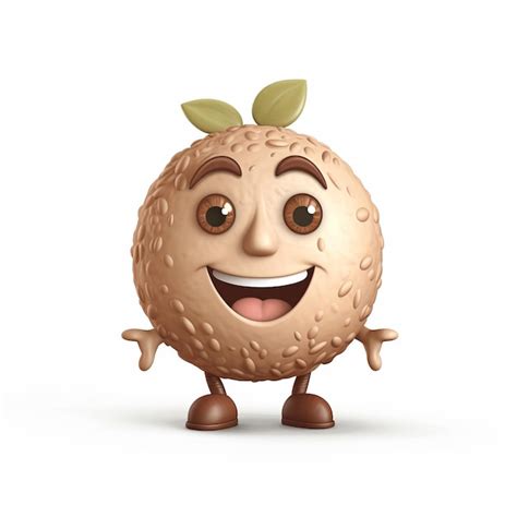 Premium Ai Image Laughing Macadamia Nut A Playful And Whimsical Image