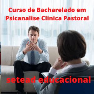 Curso De Bacharelado Em Psicanalise Clinica Pastoral Portal Setead