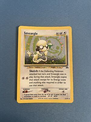 Pok Mon Tcg Smeargle Neo Discovery Holo Unlimited Holo Rare Ebay