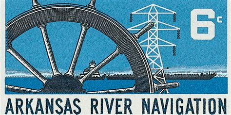 The Arkansas River Navigation System | Mystic Stamp Discovery Center