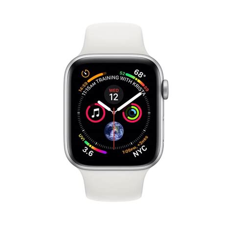 Apple Watch Series Gps Cellular Mm Sport Silber Weiss