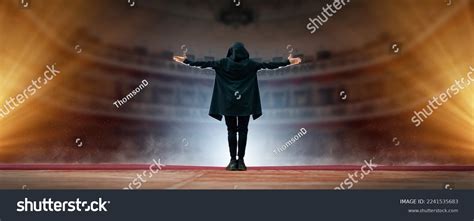 professional male actor  stage theater stock photo