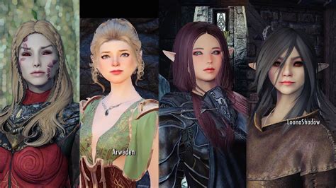 Skyrim Mods Custom Voiced Elf Followers Youtube