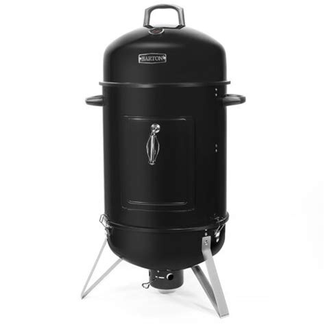 18 Inch Charcoal Bullet Smoker BBQ Grill Outdoor Vertical Portable