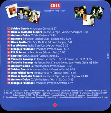 LES ANNÉES 80 Versions MAXI 45 t CD Compilation Rareté VOL 1 CD13 EUR