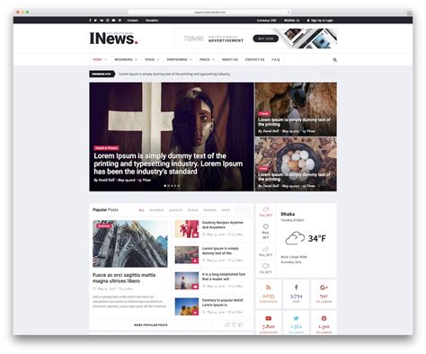 News Blog Templates