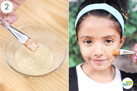 Apply The Paste To Your Kids Face Diy Face Mask Easy Face Mask Diy