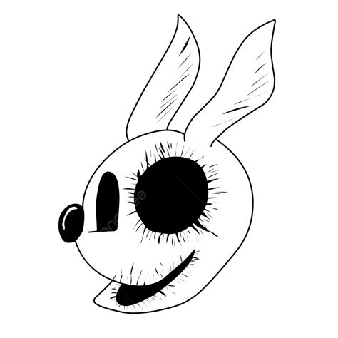 Scary Bunny Drawing