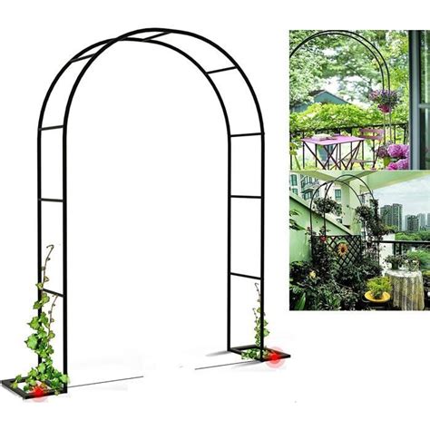 Arceau à rosiers Arche de Jardin Robuste Jardin Tonnelle Pergola en