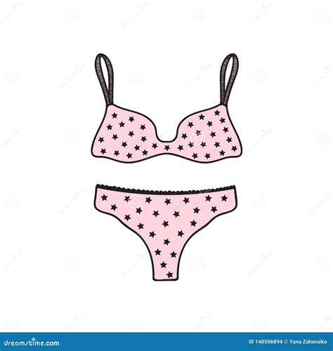 Women Underwear Lingerie Stock Vector Illustration Of Elegance