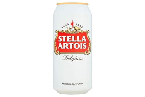 Stella Artois Beer Can 12x 33cl Hc Windmill Cellar