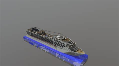 Cruise Ship (Minecraft build) - Download Free 3D model by P_4_N_D_A [37dfa76] - Sketchfab