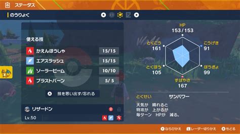 【ゲームポケモン】種族値について解説