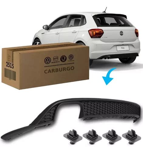 Kit Difusor Spoiler Traseiro Polo Gts Original Volkswagen Escorrega O