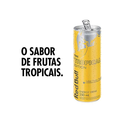 Energético Red Bull Yellow Edition Tropical 250ml Energético Red Bull