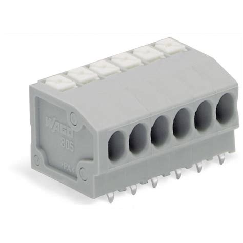 805 367 Wago Pcb Terminal Block Push In Cage Sos Electronic