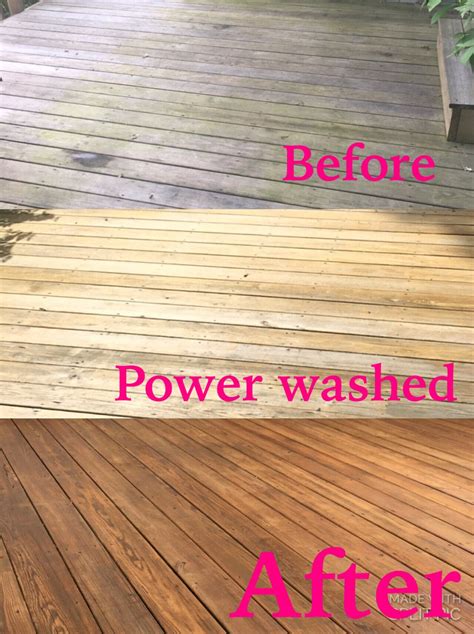 Stained Deck Before And After Staining Deck Deck Colors Deck