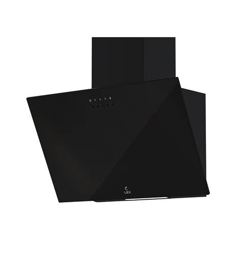 Вытяжка кухонная наклонная LEX MOZA 450 Black купить в Санкт-Петербурге ...