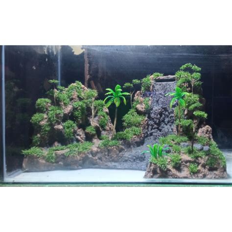 Jual Hardscape Air Terjun Pasir Tebing Air Terjun Aquarium Shopee