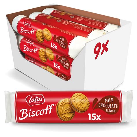 Buy Lotus Biscoff Sandwich Biscuits With Milk Chocolate Cream Filling