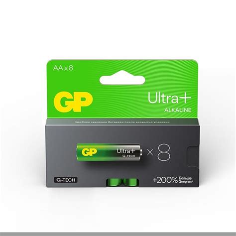 Батарейка GP LR6 BL8 AA UltraPlus NEW - купить с доставкой по выгодным ...