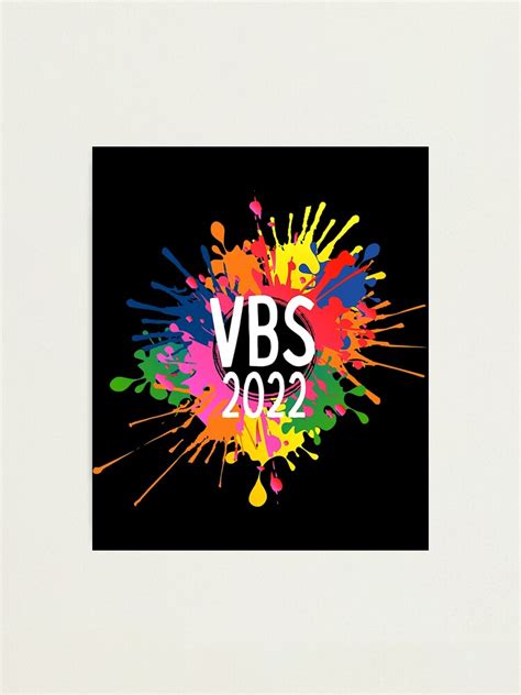 I Love Vbs 2022 Crew Vacation Bible School Paint Splatter