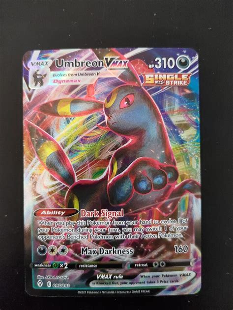 Umbreon VMAX Ultra Rare Holo 095 203 2021 Pokemon SWSH Evolving Skies