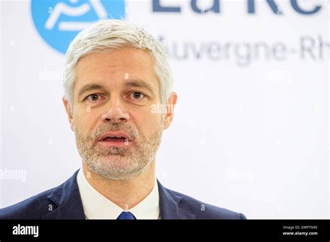 Portrait Of Laurent Wauquiez President Of The Auvergne Rhone Alpes