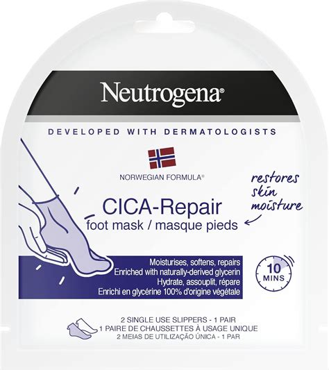 Neutrogena Norwegian Formula CICA Repair Foot Mask 1 Count Pack Of 1